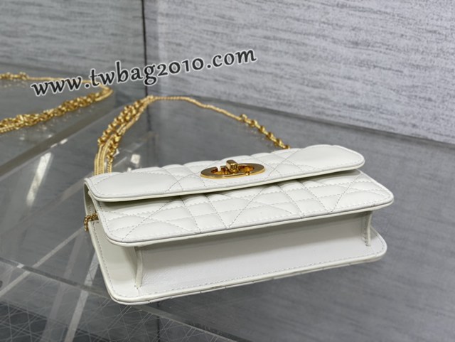 Dior专柜新款迪奥顶级原单Caro Miss蒙田拼皮花色链条WOC djfk1127
